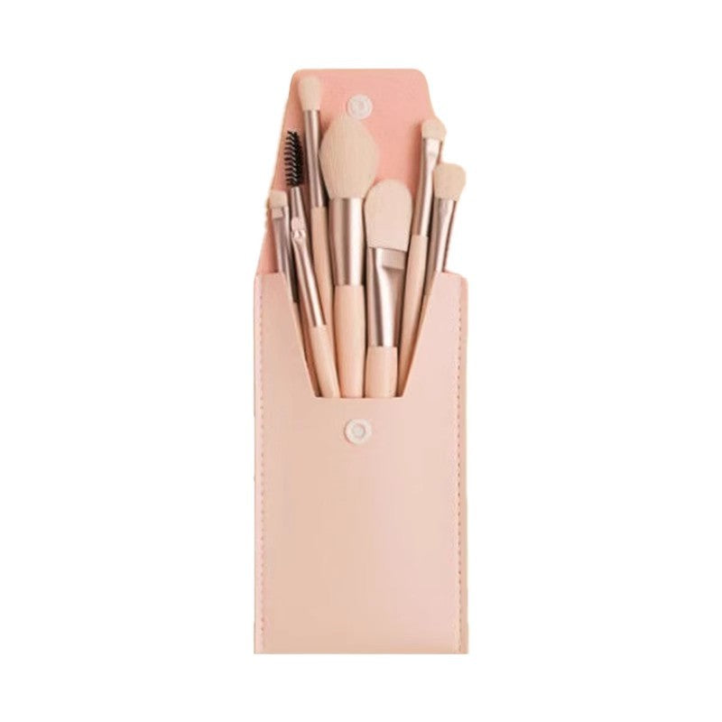 Travel Makeup Brush Set (8-Piece)