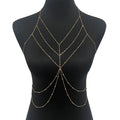 Zhuru Clothing Cross-Border Fashion Pure Desire Hollow Chain Chest Chain Sexy Accessories