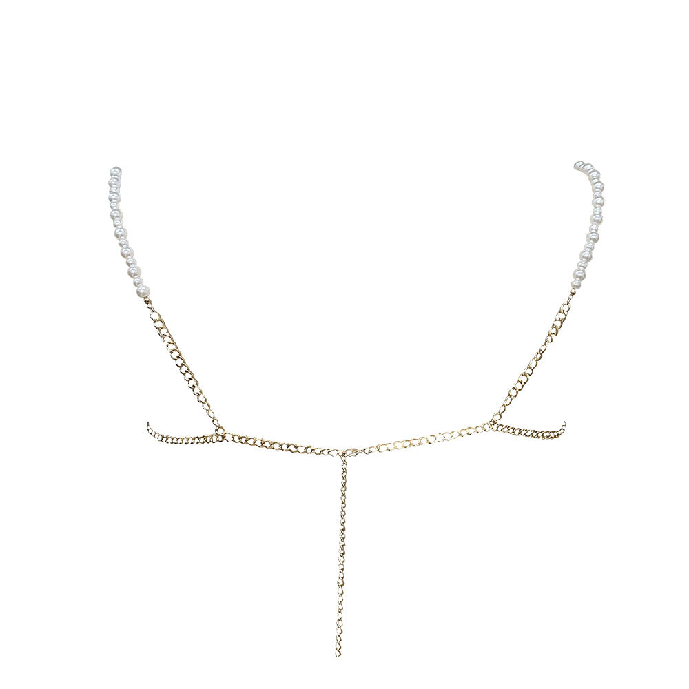 Luxury Pearl Tassel Body Chain
