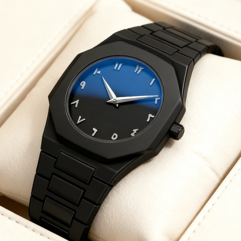 Arabic Numerals Hot Quartz Watch Casual Simple High Sense Neutral Waterproof Watch