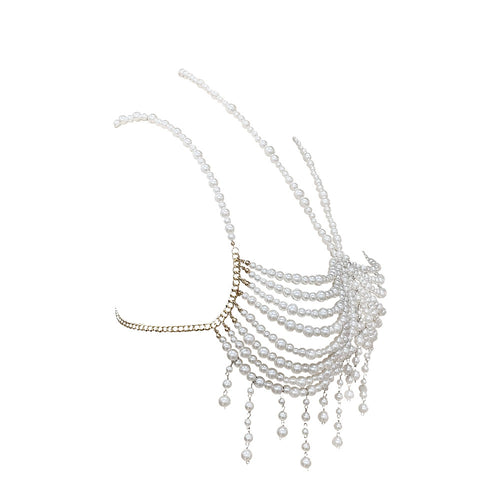 Luxury Pearl Tassel Body Chain
