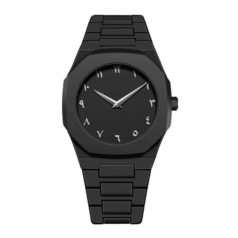 Arabic Numerals Hot Quartz Watch Casual Simple High Sense Neutral Waterproof Watch