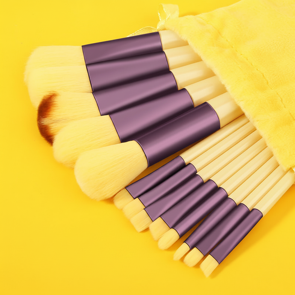 Travel Makeup Brush Set (8-Piece)
