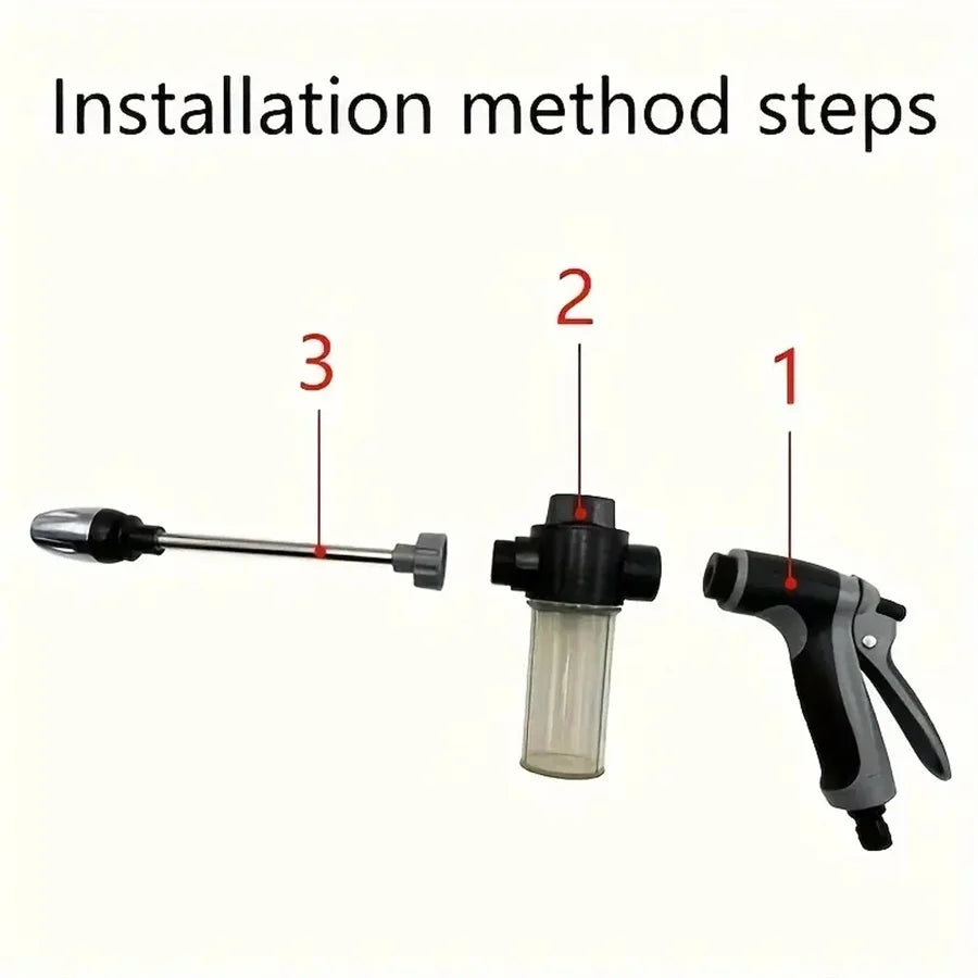 Portable High-Pressure Water  Sprinkler Foam Water Gun